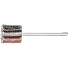 PFERD - 5/8" Diam x 5/8" Face Width, Aluminum Oxide Coated Mounted Flap Wheel - Industrial Tool & Supply