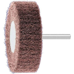 PFERD - 3" Diam x 1" Face Width, Aluminum Oxide Nonwoven Mounted Flap Wheel - 1/4" Shank Mount, 280 Grit, 7,500 Max RPM - Industrial Tool & Supply