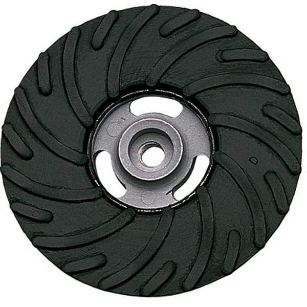 PFERD - 4-1/2" Diam Disc Backing Ribbed Backing Pad - 11,000 RPM - Industrial Tool & Supply