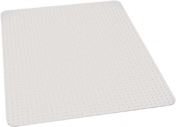 Ability One - 60" Long x 60" Wide, Chair Mat - Rectangular, Beveled Edge Style - Industrial Tool & Supply