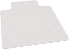 Ability One - 48" Long x 36" Wide, Chair Mat - Rectangular, Beveled Edge Style - Industrial Tool & Supply