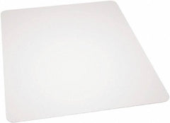 Ability One - 60" Long x 46" Wide, Chair Mat - Rectangular, Beveled Edge Style - Industrial Tool & Supply
