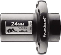 Ingersoll-Rand - 1/2" Drive 24mm Standard Magnetic Nonsparking Universal Impact Socket - 6 Points, 3-1/10" OAL - Industrial Tool & Supply