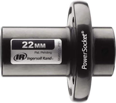 Ingersoll-Rand - 1/2" Drive 22mm Standard Magnetic Nonsparking Universal Impact Socket - 6 Points, 3-1/10" OAL - Industrial Tool & Supply