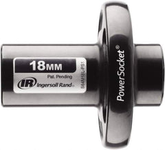 Ingersoll-Rand - 1/2" Drive 18mm Standard Magnetic Nonsparking Universal Impact Socket - 6 Points, 3-1/10" OAL - Industrial Tool & Supply
