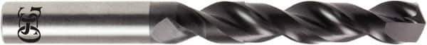 OSG - #2 140° Solid Carbide Jobber Drill - Diamond Finish, Right Hand Cut, Spiral Flute, Straight Shank, 4" OAL - Industrial Tool & Supply
