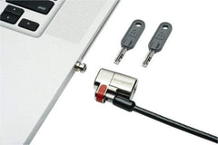 Ability One - 6 Ft. Long Combination Cable Lock - 1/4" Diameter, Key Codeable - Industrial Tool & Supply