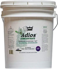 Werth Sanitary Supply - 5 Gal Bucket Cleaner/Degreaser - Liquid, Biodegradable Cleaner & Degreaser, Butyl-Free, Phosphate-Free, Water-Based, No VOC, Lavender - Industrial Tool & Supply