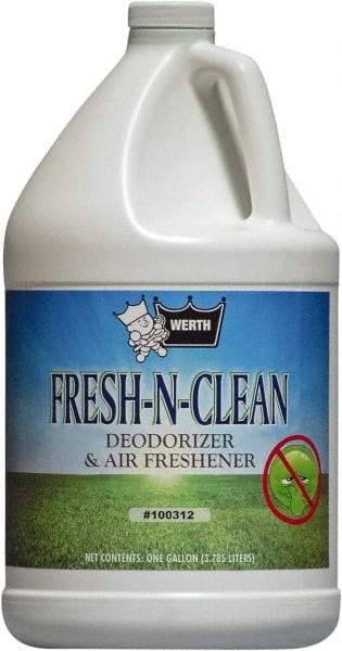 Werth Sanitary Supply - 1 Gal Bottle Odor Neutralizer - Liquid, Fresh Scent, Concentrated, Environmentally Safe - Industrial Tool & Supply