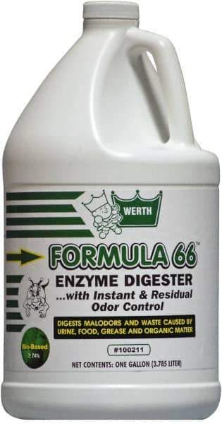 Werth Sanitary Supply - 1 Gal Bottle Odor Neutralizer - Liquid, Fresh Scent, Concentrated, Environmentally Safe - Industrial Tool & Supply