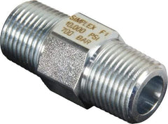TK Simplex - 3/8 NPTF Hydraulic Hose Hex Nipple - 10,000 psi - Industrial Tool & Supply
