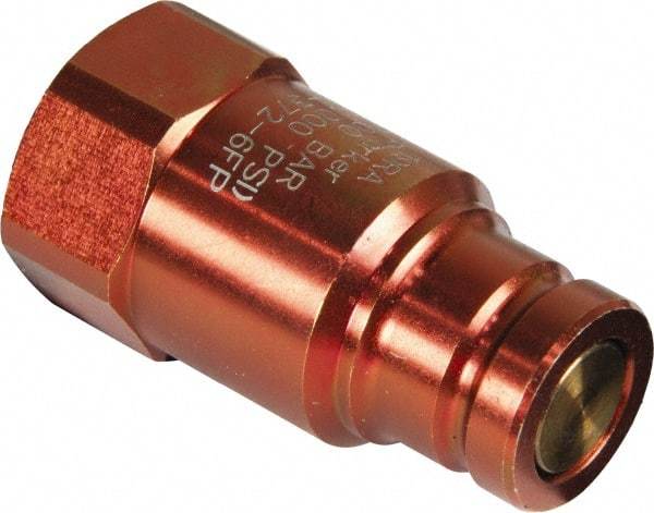 TK Simplex - 3/8 NPTF Hydraulic Hose Female Flush Face Coupler - 10,000 psi - Industrial Tool & Supply