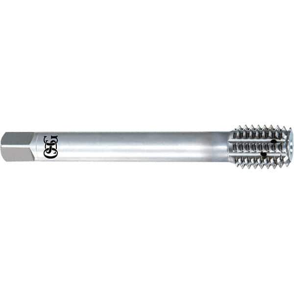 OSG - M8x0.75 Metric 6H D7 Thread Limit Plug Thread Forming Tap - High Speed Steel, V Finish, 80mm OAL, 32mm Thread Length, Right Hand Thread, Series 16350 - Exact Industrial Supply