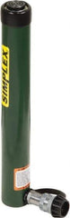 TK Simplex - 14" Stroke, 10 Ton Portable Hydraulic Single Acting Cylinder - 2.24 Sq In Effective Area, 31.31 Cu In Oil Capacity, 17.78 to 31.78" High, 1.5" Cyl Bore Diam, 1.69" Plunger Diam, 10,000 Max psi - Industrial Tool & Supply