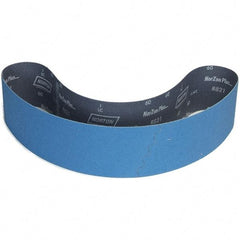 Norton - 4" Wide x 59" OAL, 40 Grit, Zirconia Alumina Abrasive Belt - Zirconia Alumina, Coated, Y Weighted Cloth Backing - Industrial Tool & Supply