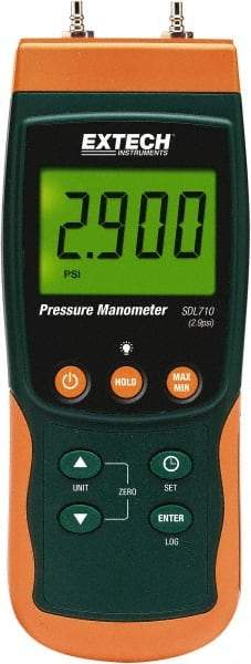 Extech - Differential Pressure Gauges & Switches Type: Differential Pressure Manometer Maximum Pressure (psi): 2.90 - Industrial Tool & Supply