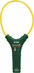 Extech - MA3018, CAT IV, Digital True RMS Clamp Meter with 18" Flex Jaws - 3000 AC Amps, Measures Current - Industrial Tool & Supply