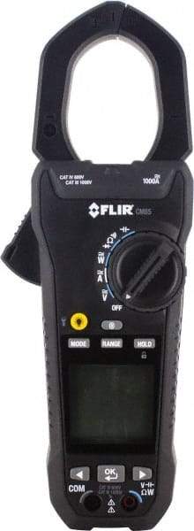 FLIR - CM85, CAT IV, Digital True RMS Wireless Clamp Meter with 1.77" Clamp On Jaws - 1000 VAC/VDC, 1000 AC/DC Amps, Measures Voltage, Capacitance, Current, Frequency, Resistance - Industrial Tool & Supply