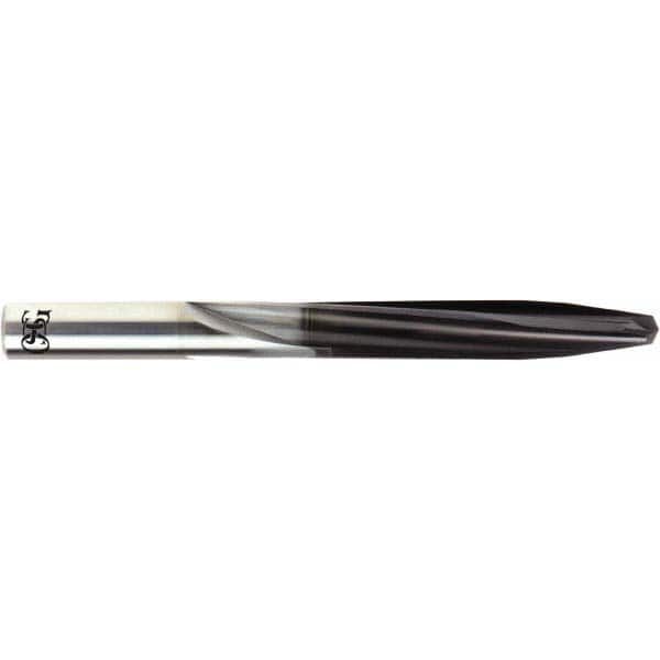OSG - #20, 0.1615", 130° Point, Solid Carbide Straight Flute Drill Bit - Industrial Tool & Supply