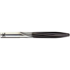 OSG - #20, 0.1615", 130° Point, Solid Carbide Straight Flute Drill Bit - Industrial Tool & Supply