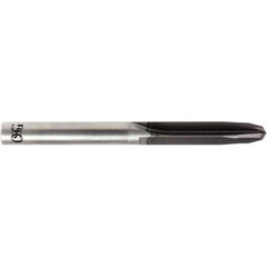 OSG - 7/16", 120° Point, Solid Carbide Straight Flute Drill Bit - Industrial Tool & Supply