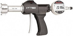 Starrett - Electronic Bore Gages Type: Pistol Grip Electronic Bore Gage Minimum Measurement (Decimal Inch): 1.3750 - Industrial Tool & Supply