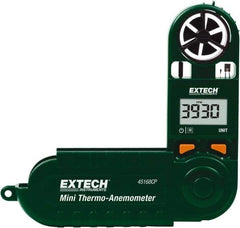 Extech - Airflow Meters & Thermo-Anemometers Type: Thermo-Anemometer Maximum Air Velocity ft/min (Feet): 3937 - Industrial Tool & Supply