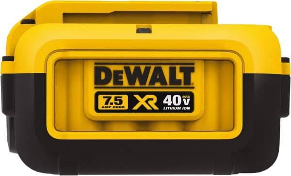 DeWALT - 40 Volt Lithium-Ion Power Tool Battery - 7.5 Ahr Capacity, 170 min Charge Time, Series 40V Max - Industrial Tool & Supply