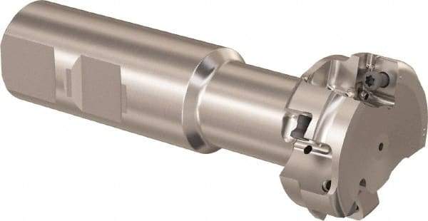 Seco - 40mm Cutting Diam 17.91mm Cutting Width, 5 Cutter Inserts, 25mm Shank Diam, Indexable T-Slot Cutter - Insert Style LNK. 08.., 105mm OAL, 2 Flutes - Industrial Tool & Supply