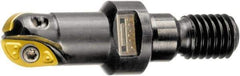 Sandvik Coromant - 3/4" Cut Diam, 0.669" Max Depth of Cut, 17.8mm Shank Diam, 1.9488" OAL, Indexable Ball Nose End Mill - 1.1811" Head Length, M10 Modular Connection, RA216.. T Toolholder, RA216-19 T3 Insert - Industrial Tool & Supply