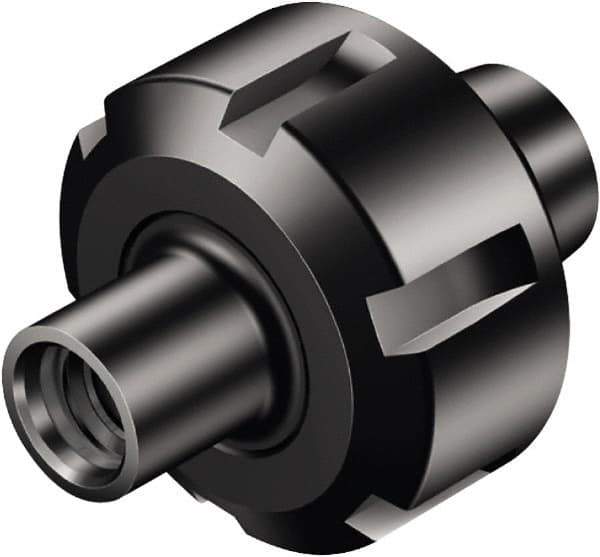 Sandvik Coromant - ER25 Taper Shank 19.2mm Hole End Mill Holder/Adapter - 19.2mm Nose Diam, 19mm Projection, Through-Spindle Coolant - Exact Industrial Supply