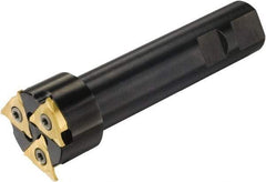 Sandvik Coromant - Shank Connection, 0.1575" Depth of Cut, 44mm Cutter Diam, 3 Tooth Indexable Slotting Cutter - 3/4" Shank Diam, A328-B Toolholder, 328R13-... Insert, Right Hand Cutting Direction - Industrial Tool & Supply