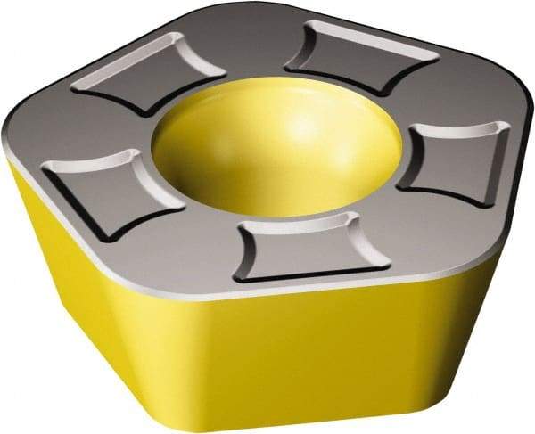 Sandvik Coromant - 419N140530 KH Grade 3330 Carbide Milling Insert - TiCN/Al2O3/TiN Finish, 5.56mm Thick, 14mm Inscribed Circle, 3mm Corner Radius - Industrial Tool & Supply