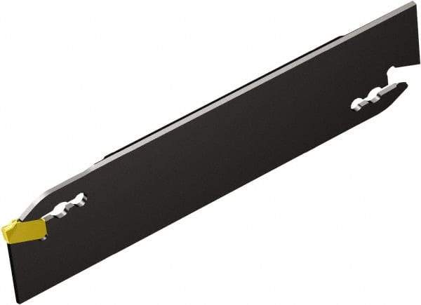 Sandvik Coromant - 26mm Max Depth of Cut, Right Hand Cut, Indexable Grooving Blade - 2.6mm Insert Width, E Seat Size, QD-NR2..D Insert Style, Series CoroCut QD - Industrial Tool & Supply