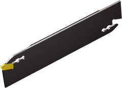 Sandvik Coromant - 26mm Max Depth of Cut, Right Hand Cut, Indexable Grooving Blade - 2.6mm Insert Width, E Seat Size, QD-NR2..D Insert Style, Series CoroCut QD - Industrial Tool & Supply