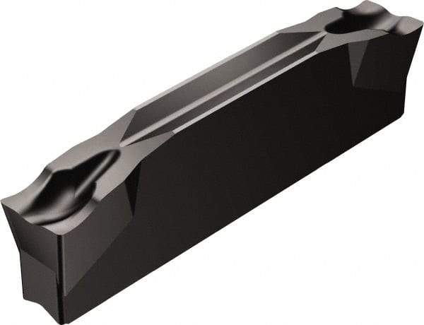 Sandvik Coromant - L123G2G CM 3115 Grade, 0.1181" Cutting Width, Carbide Cutoff Insert - 5° Left Hand Lead Angle, 0.0079" Cnr Rad, TiCN/Al2O3 Coated - Industrial Tool & Supply