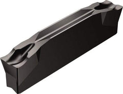 Sandvik Coromant - L123G2G CM 3115 Grade, 0.1181" Cutting Width, Carbide Cutoff Insert - 5° Left Hand Lead Angle, 0.0079" Cnr Rad, TiCN/Al2O3 Coated - Industrial Tool & Supply