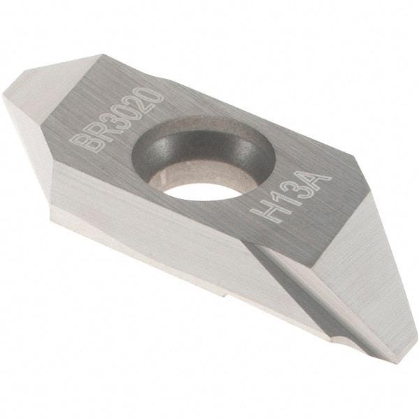 Sandvik Coromant - MABR3020 Grade H13A Carbide Turning Insert - Uncoated, Parallelogram, 1/8" Thick, 0.2mm Corner Radius - Industrial Tool & Supply