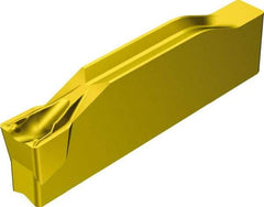 Sandvik Coromant - 300N123G1 TF Grade 2135, 3mm Cutting Width Carbide Grooving Insert - 1.8mm Max Depth of Cut, Neutral, 0.3mm Corner Radius, TiCN/Al2O3/TiN Finish - Industrial Tool & Supply