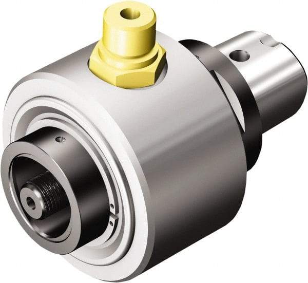 Sandvik Coromant - C8;C6 System Size, Modular Tool Holding System Adapter - 110mm Projection, 63mm Body Diam, 158mm OAL, Through Coolant - Exact Industrial Supply