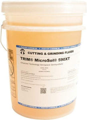 Master Fluid Solutions - Trim MicroSol 590XT, 5 Gal Pail Cutting Fluid - Semisynthetic, For Inconel\xAE Machining - Industrial Tool & Supply