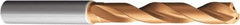 Sandvik Coromant - 4.7mm 140° Solid Carbide Jobber Drill - TiAlN Finish, Right Hand Cut, Cylindrical Shank, 74mm OAL - Industrial Tool & Supply