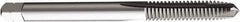 Sandvik Coromant - 1/4-20 UNC, 3 Flute, TiCN Finish, High Speed Steel Spiral Point Tap - Plug Chamfer, Right Hand Thread, 82.3mm OAL, 31.8mm Thread Length, 6.48mm Shank Diam, 3BX Class of Fit, Series CoroTap 200 - Exact Industrial Supply