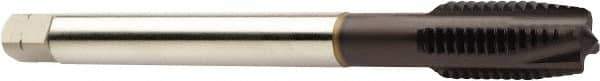 Sandvik Coromant - M12x1.50 Metric Fine, 4 Flute, High Speed Steel Spiral Point Tap - Plug Chamfer, Right Hand Thread, 100mm OAL, 21mm Thread Length, 9mm Shank Diam, 6HX Class of Fit, Series CoroTap 200 - Exact Industrial Supply