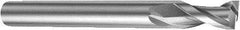 Sandvik Coromant - 8mm, 11mm LOC, 7.8mm Shank Diam, 100mm OAL, 2 Flute, Solid Carbide Square End Mill - Single End, Uncoated, Spiral Flute, 25° Helix, Right Hand Cut, Right Hand Flute, Series CoroMill Plura - Industrial Tool & Supply