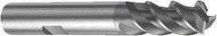 Sandvik Coromant - 8mm, 3 Flute, Solid Carbide, Corner Radius End Mill - 63mm OAL, 45° Helix, Right Hand Flute, 16mm LOC, Right Hand Cut - Industrial Tool & Supply