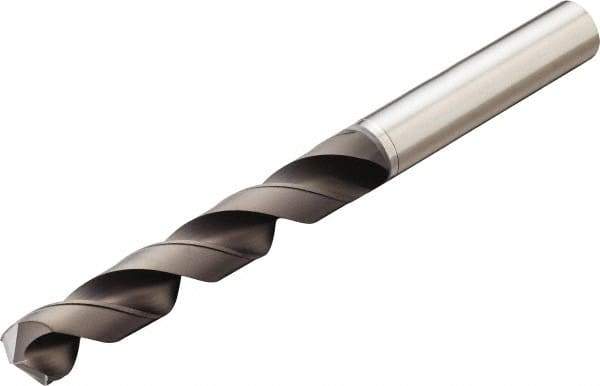 Sandvik Coromant - 4.76mm 130° Solid Carbide Jobber Drill - Diamond Finish, Right Hand Cut, Cylindrical Shank, 82mm OAL - Industrial Tool & Supply