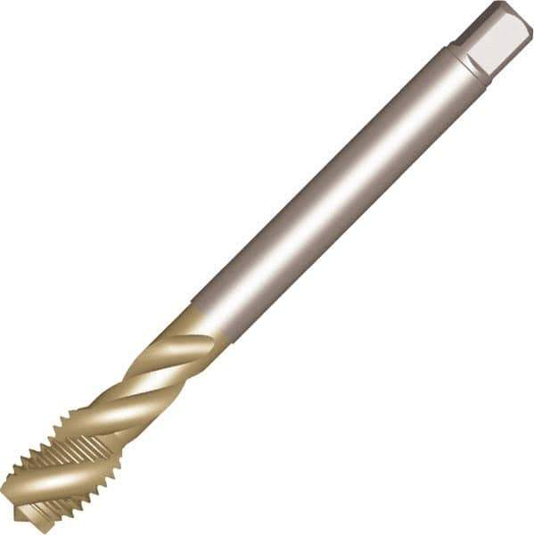 Sandvik Coromant - 1/2-14 G 4 Flute Modified Bottoming Spiral Flute Tap - Powdered Metal, Oxide Finish, 125mm OAL, Right Hand Flute, Right Hand Thread, H6, Series CoroTap 300 - Industrial Tool & Supply