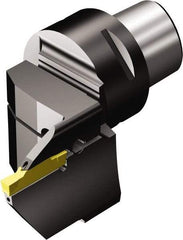 Sandvik Coromant - N123H2-0400-0004-TF Insert, Modular Grooving Blade Holder Head - Right Hand Cut, System Size C4, Through Coolant, Series CoroCut 1-2 - Industrial Tool & Supply