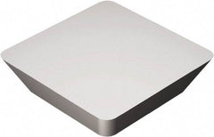 Sandvik Coromant - SEGN422 Grade H10 Carbide Turning Insert - Uncoated, 90° Square, 1/2" Inscr Circle, 1/8" Thick, 1/32" Corner Radius - Industrial Tool & Supply